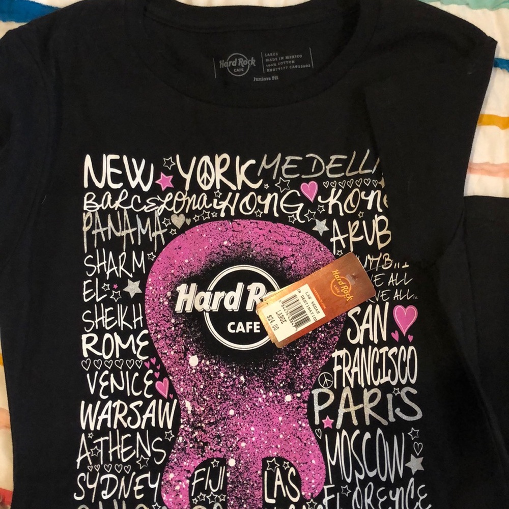NWT Vegas Hard Rock tee